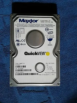 £8.10 • Buy Maxtor Hard Drive DiamondMax 16 160GB ATA 133 Formatted, Not Fully Tested