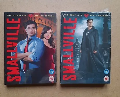 £14.99 • Buy Smallville - The Complete Season 8 & 9 - Superhero Drama Series -  DVD