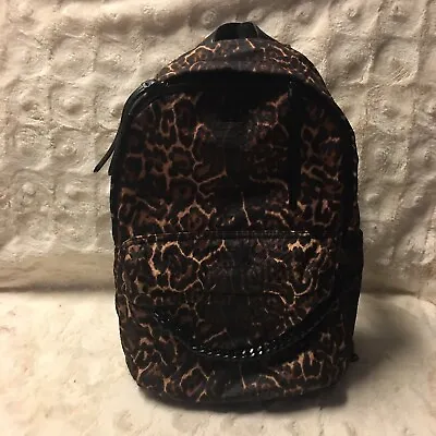 Victorias Secret Cheetah Backpack With Black Chain • $30.40