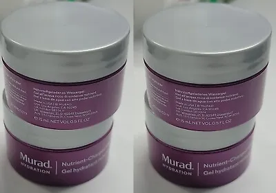 4 X MURAD Nutrient Charged Water Gel Age Reform Hydration  1.7  Oz + 0.4 Oz Free • $23.95