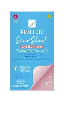 Kelo Cote Medical Grade Silicone Scar Sheet C-Section Treatment 3 X 15cm • £22.90