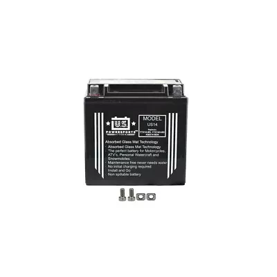 US Powersports Battery US14 Fits Kawasaki ZZR 1400 J Performance Sport ABS 16-18 • £47.12