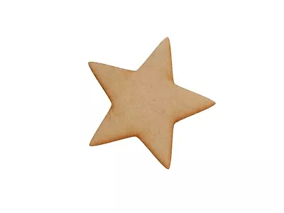 £3.10 • Buy Wooden Star Shape MDF Craft Shapes, Blank, Scrapbook, Decoration Embellishments.