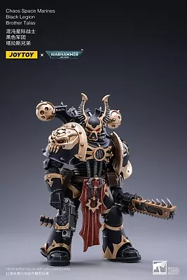 JOYTOY X Warhammer 40k Chaos Space Marines Black Legion Talas 1/18 ACTION FIGURE • $115.59