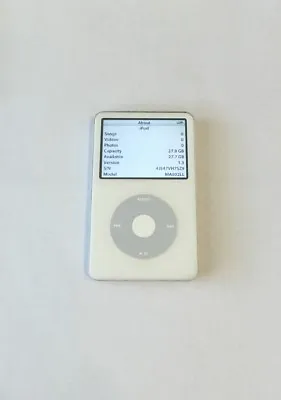 Apple IPod Classic 5th Generation White (30 GB) (MA002LL) W New Battery • $55