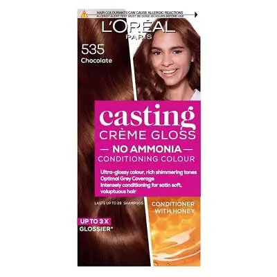 £9.95 • Buy L'Oreal Casting Creme Gloss Semi-Permanent Hair Colour 535 Chocolate