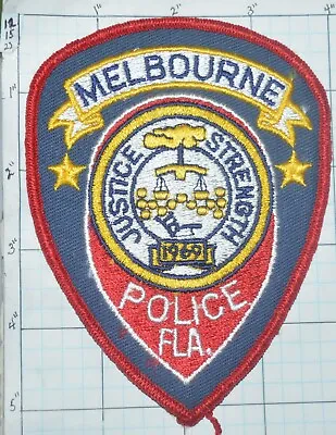 Florida Melbourne Police Dept Vintage Patch • $4.50
