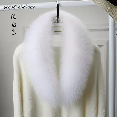 100% Genuine Real Fur Collar Womens Scarf Shawl Wrap Stole Warm Neck Warmer • $37.99