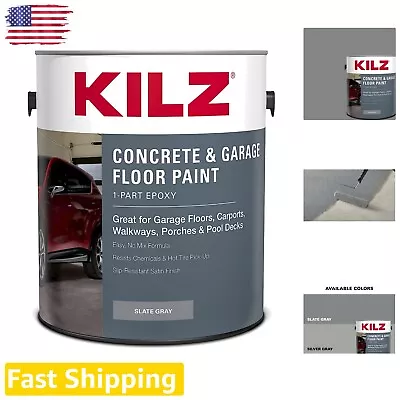 High-Durability Epoxy Acrylic Concrete And Garage Floor Paint 1 Gallon • $86.99