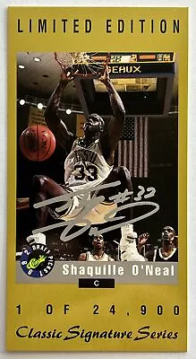 Shaquille O'Neal 1994 Classic Signature Series Insert #SS1 (1 Of 24900) • $9.99