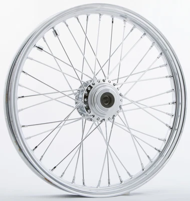 Chrome Dual Single Disc 40 Spoke Front Wheel 19X2.15 Sportster 1200 Nightster 07 • $279.25