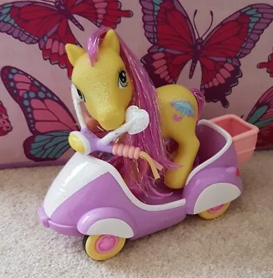 My Little Pony G3 Merriweather 2. Tinsel Hair. Near Mint & Glitter Scooter • £6.50