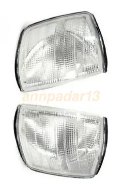 Clear USA Mercedes 84-93 190E Corner Lights Benz 190D Signal Light W201 One Pair • $51.07