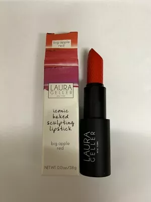£3.75 • Buy  Laura  Geller Iconic Baked  Lipstick ~shade ~ Big Apple Red~ Boxed