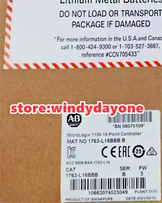 New Factory Sealed AB 1763-L16BBB /B Allen Bradley 1100 16 Point Controller • $898