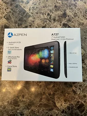 Azpen A727 7  Android Tablet 4gb Dual Core 1.5 GHZ  In Open Box Never Used • $24