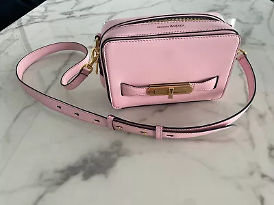 $750 • Buy Alexander McQueen Pink Handbag Clutch Crossbody With Dustbag