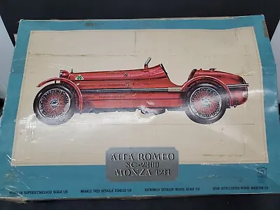 Pocher Torino Model Kit 1/8 Alfa Romeo 8C 2300 Monza 1931 Box Partially Built  • $324.95