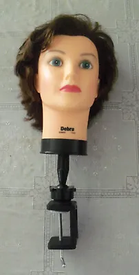 Burmax Debra Manikin Mannequin 100% Human Hair Brunette & Salon Care Table Clamp • $20