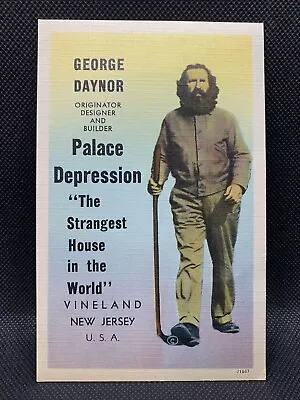 Vineland New Jersey - George Daynor Palace Depression Unusual Architecture • $2.50
