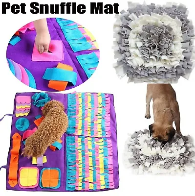 Washable Pet Snuffle Mat Pad Feeding Training Sniffing Puzzle Fun Play  Dog Cat • $36.99