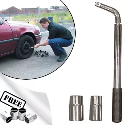 Car Telescopic Extending 17 19 21 23mm Multi Socket Wheel Wrench Brace WB4.C✅ • $16.02