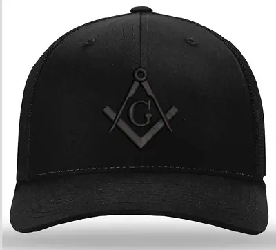 Masonic Embroidered Trucker Hat Freemason/Masonic Item • $21.99