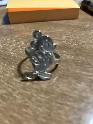 Mickey Mouse Sterling Silver Ring Size 8.5 • $24.99