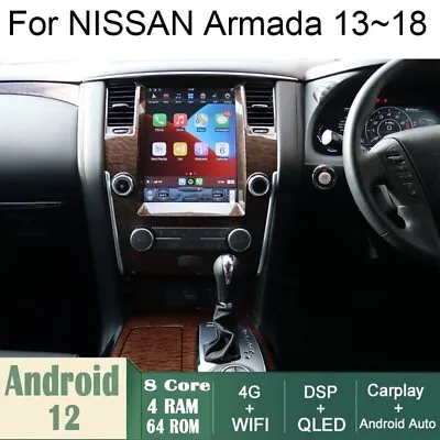 Car Android Gps Navigation Wifi 12.1  For Nissan Armada 13~18 Radio Carpaly • $745