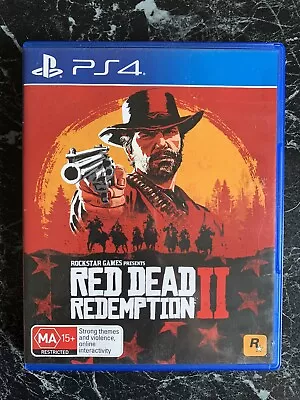 RED DEAD REDEMPTION 2 Complete With Map- PS4 PLAYSTATION 4 GAME Neat • $33