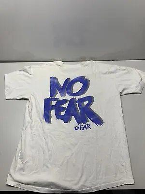 Vintage No Fear Gear Shirt XL Single Stitch • $29.99