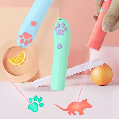 Cat Laser Toy Cat Mouse Toys Interactive Toy Pet LED Laser Cat Toy Pointer UKる • £5