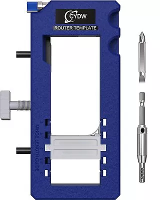 Door Hinge Jig Door Hinge Router TemplateDoor Hinge Mortiser Hinge Installati... • $35.30