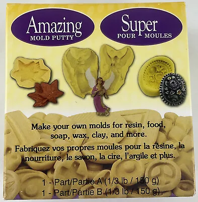 Amazing Mold Putty Kit - 2/3 Lbs Make Your Own Molds For Crafts -2 Parts • $19.99