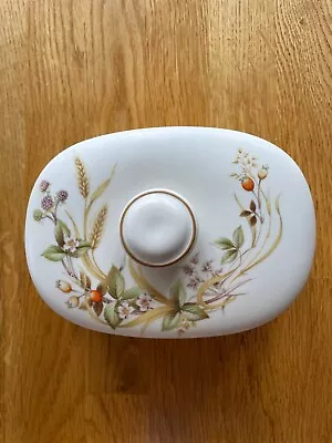 M&S Harvest Design Stoneware Butter Dish - Lid Only • £2.50