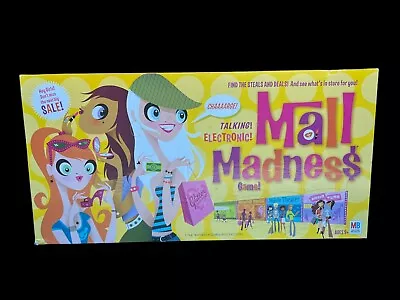 MALL MADNESS Electronic Talking Board Game MB 2005 Tested WORKS COMPLETE • $28