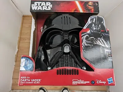 Star Wars Darth Vader Electronic Voice Changing Helmet 2015 Mask Hasbro In Box • £48.23