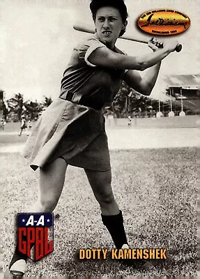 1993 Ted Williams AAGPBL #117 DOTTY KAMENSHEK Rockford Peaches D9 • $1.99