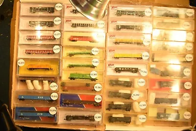 N Scale GONDOLA HOPPER BN NW B&O UP MP CB&Q IT OSM CSX Cars Sold Individually • $19.95