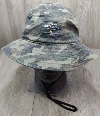 Quicksilver Bucket Hat Cap Canvas Surf Boonie Sun Outdoor OSFM Safari • $24