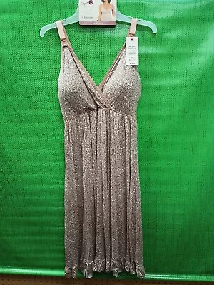 Secret Treasures Maternity/breastfeed Knit Strappy Nightgown SZ 2X /animal Print • $10.99