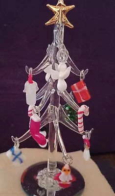 $19.72 • Buy CRYSTAL CHRISTMAS TREE With Ornaments