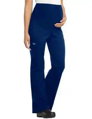 Scrubs Cherokee Workwear Premium Maternity Pull-On Pants 4208 NAVY  Size M • $25.98