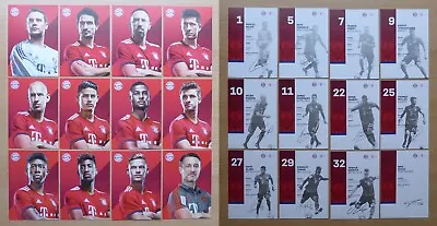 2018-19 Signed Bayern Munich Official Club Cards • $4.26