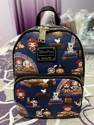 Disney Pirates Of The Caribbean Loungefly Mini Backpack Disney Park Exclusive • $55