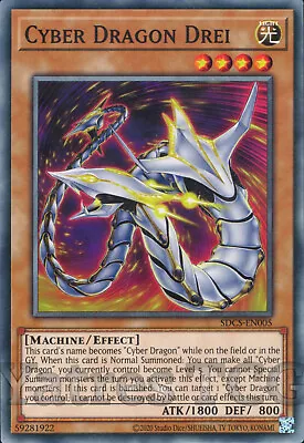 Cyber Dragon Drei - SDCS-EN005 - C - NM • £0.99