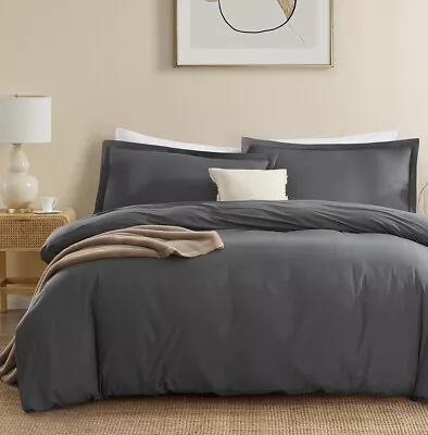 3 Pc Duvet Cover Set By Nymbus 1800 Series Ultra Soft Luxurious Comforter Cover • $32.99