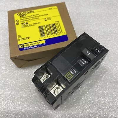 Qo270h Square D 70a 22ka 2pole 120/240v Circuit Breaker New • $156.40