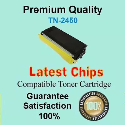 2 X TN2450 TN-2450 WITH CHIP Toner Compatible With Brother HL L2350DW HL L2375DW • $36