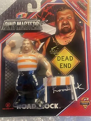 £30 • Buy Roadblock (R&R) - Rush Toys Ring Masters S1 - New WWE MOC Uk Exclusive